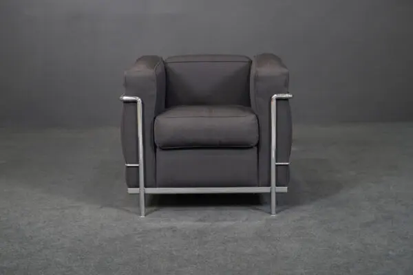Cassina LC2 Sessel Hopsak Dunkelgrau