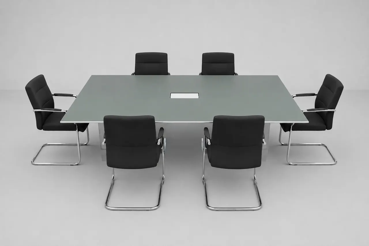 Konferenztisch Grün (ohne Stühle!) — Bild 1