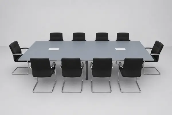 Konferenztisch Blau (ohne Stühle!)