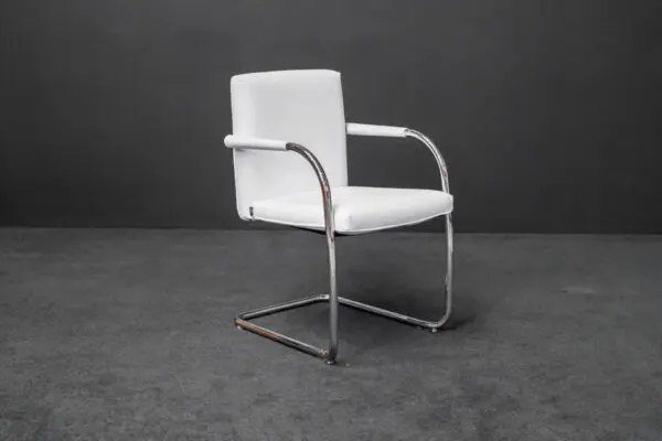 Vitra Visasoft Leder Weiß
