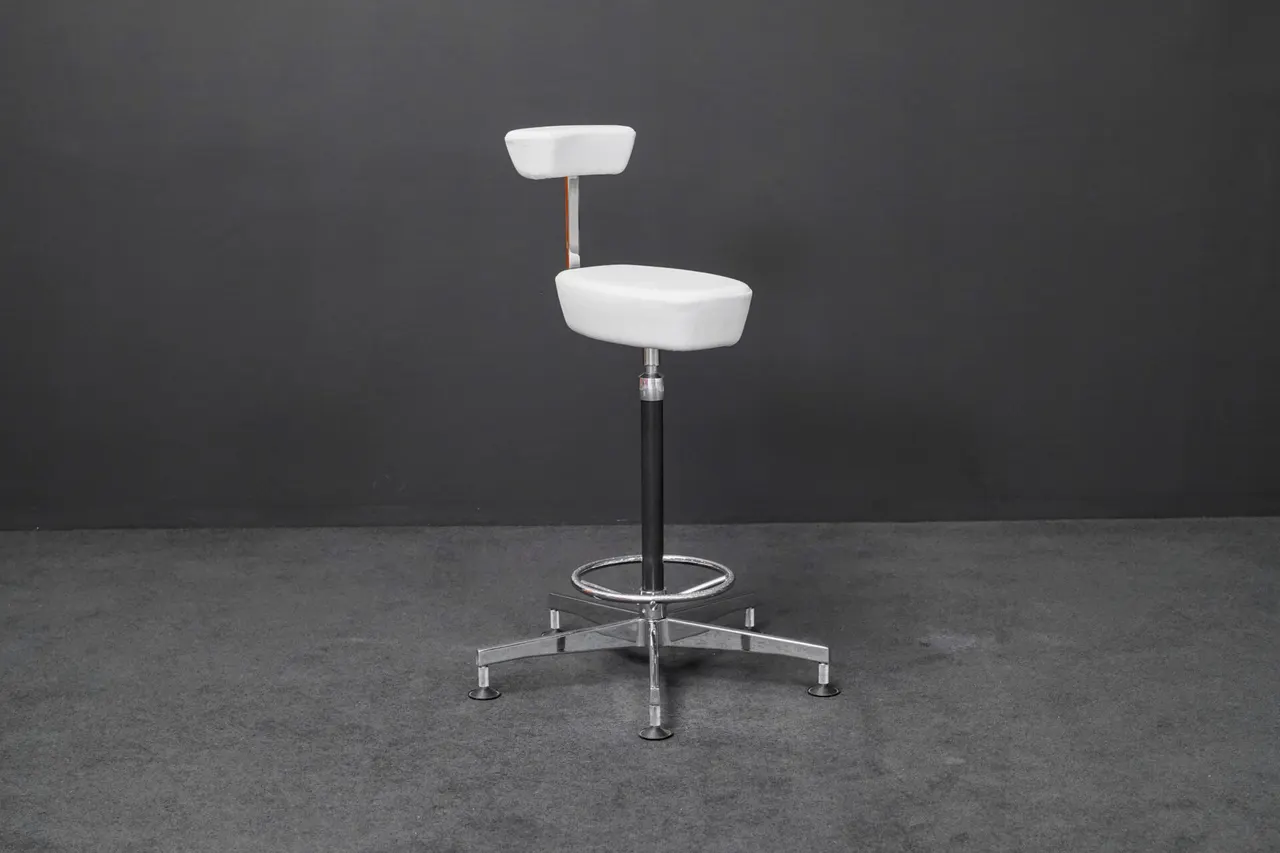 Vitra Nelson Perch Leder Weiß — Bild 1