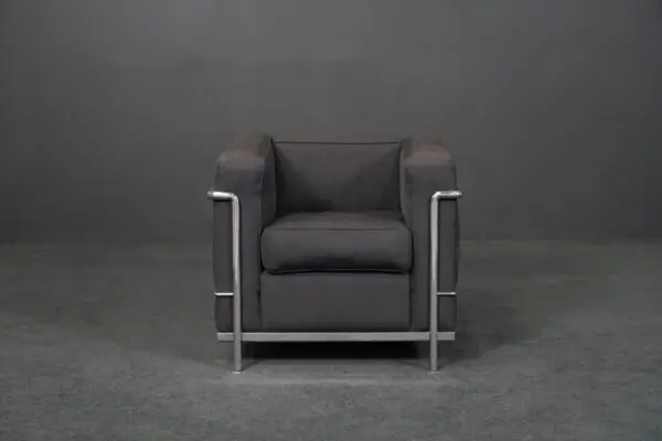 Cassina LC2 Sessel Hopsak Dunkelgrau