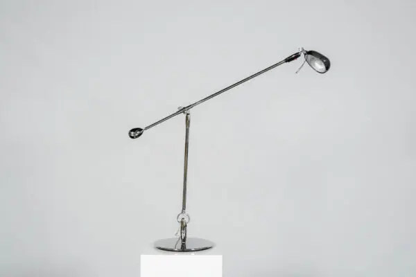 Verchromte Tischlampe