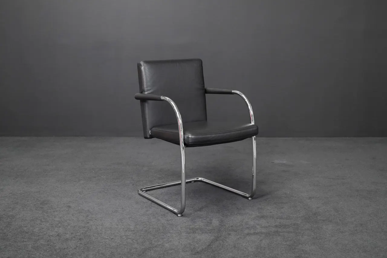 Vitra Visasoft Leder Schwarz — Bild 1