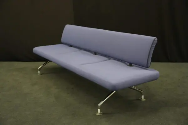 Vitra – 3 Sitzer Sofa / blau