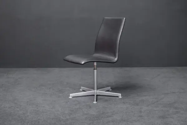 Fritz Hansen Oxford Leder Schwarz