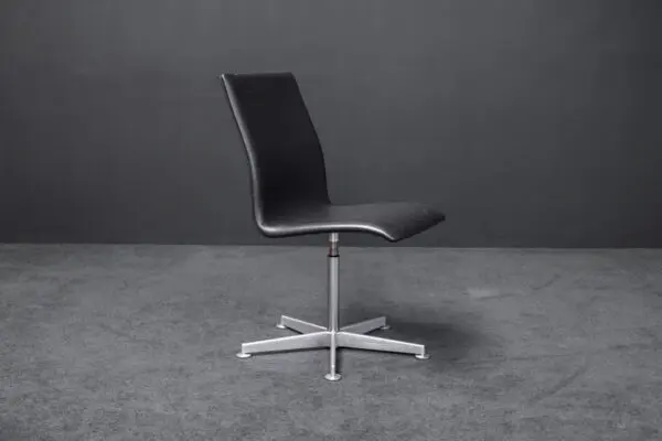 Fritz Hansen Oxford Leder Schwarz