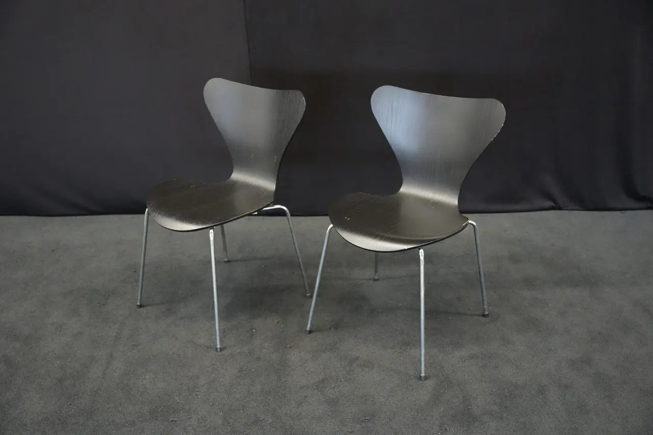 2x Fritz Hansen Serie 7 Stuhl — Bild 1