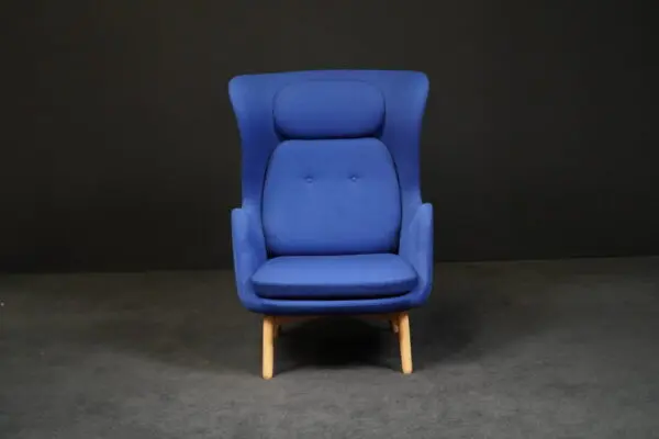 Fritz Hansen Sessel  ‚Ro‘ Stoff  Eiche