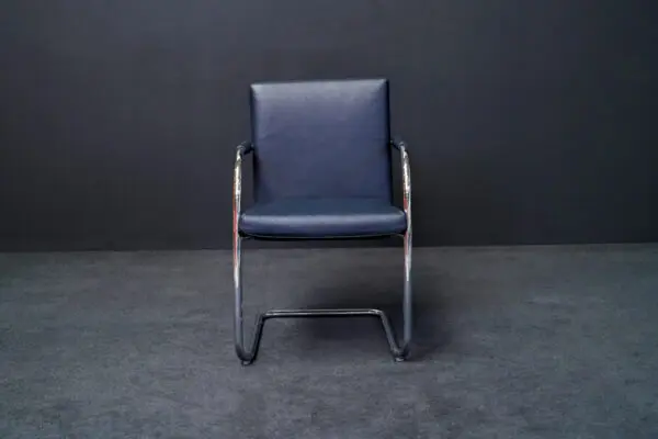 Vitra Visasoft Leder Dunkelblau