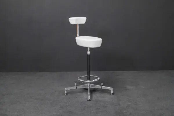 Vitra Nelson Perch Leder Weiß
