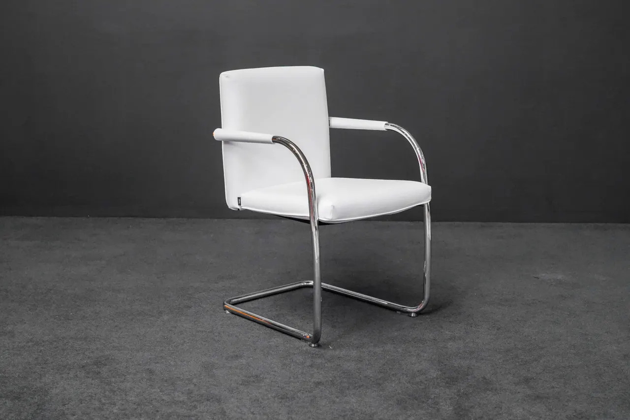 Vitra Visasoft Leder Weiß — Bild 1