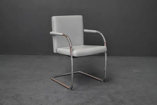 Vitra Visasoft Leder Grau