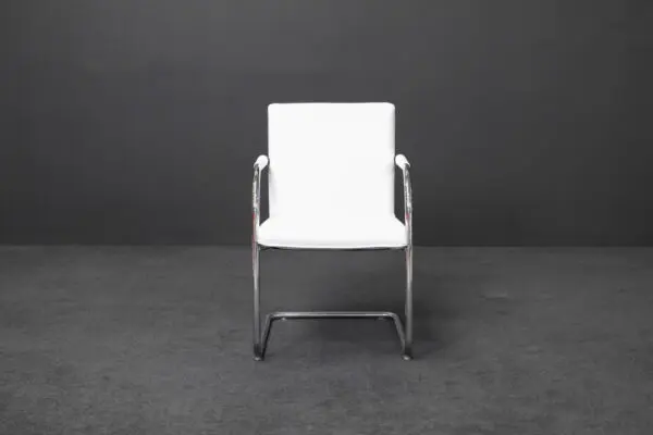Vitra VisaSoft Leder Weiß