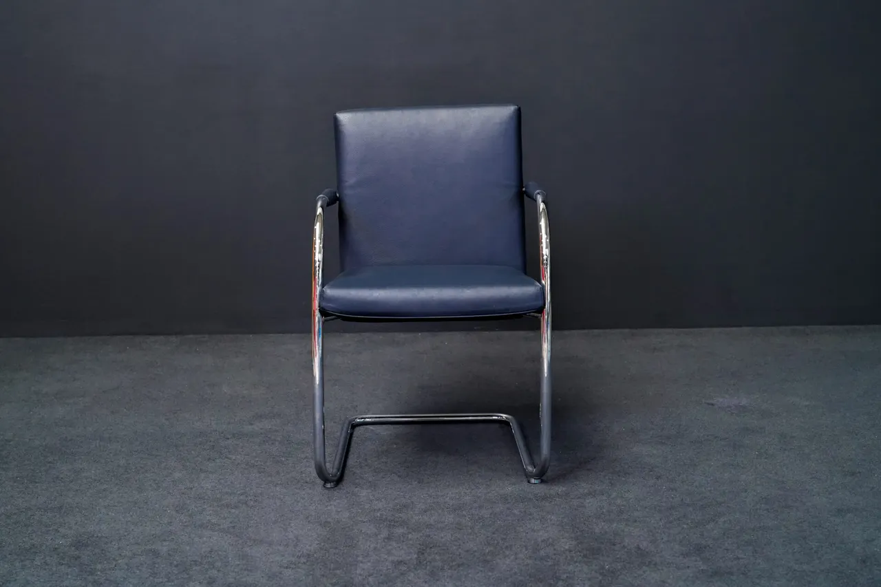 Vitra Visasoft Leder Dunkelblau — Bild 1