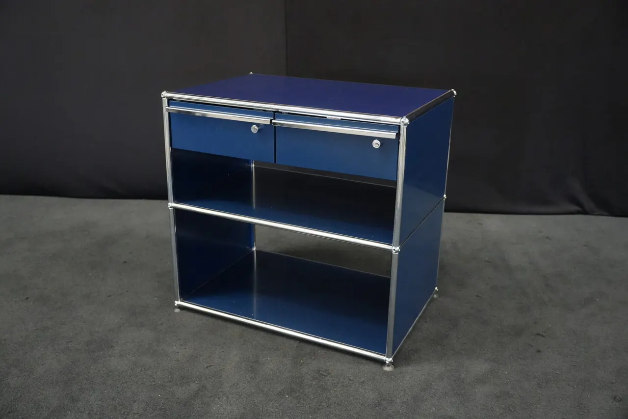 USM Haller Regal Stahlblau RAL 5011 — Bild 1