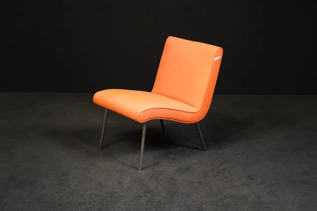 Walter Knoll Sessel ‚Vostra‘ Classic Edition Stoff Orange — Bild 1
