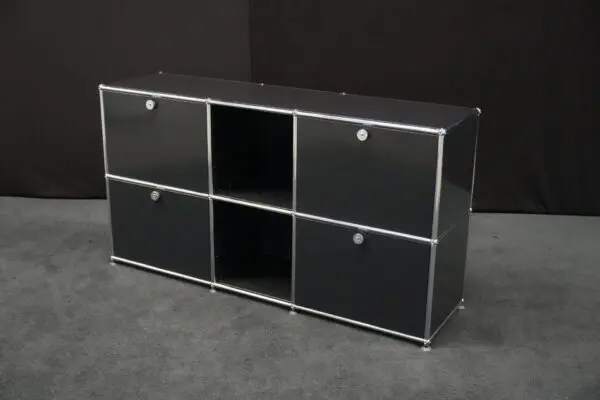 USM Haller Sideboard / Graphitschwarz RAL 9011