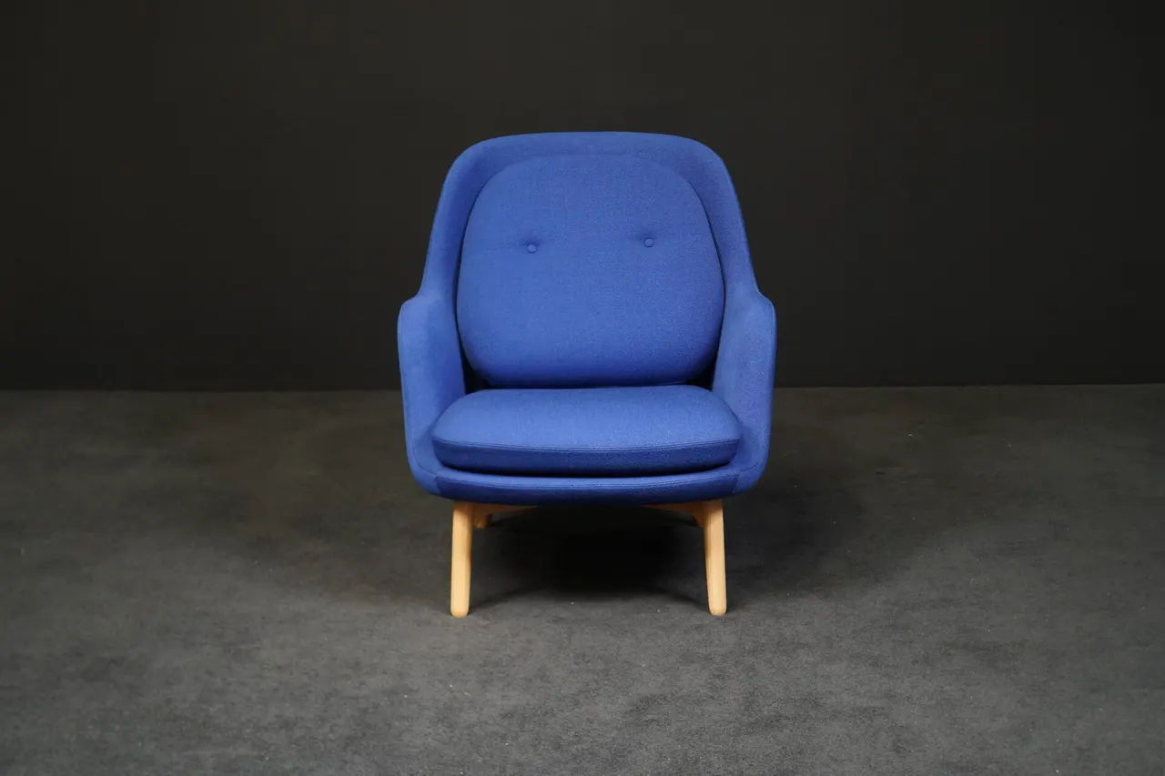 Fritz Hansen Sessel ‚Fri‘ Eiche Stoff — Bild 1