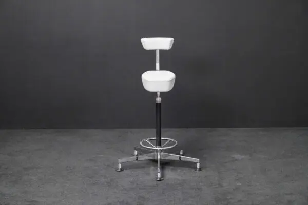 Vitra Nelson Perch Leder Weiß