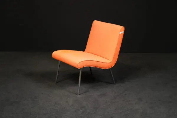 Walter Knoll Sessel ‚Vostra‘ Classic Edition Stoff Orange