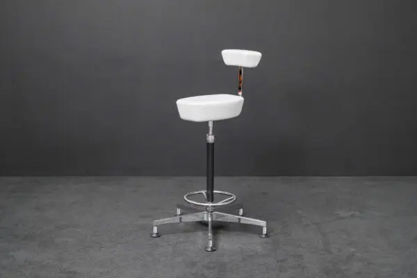 Vitra Nelson Perch Leder Weiß