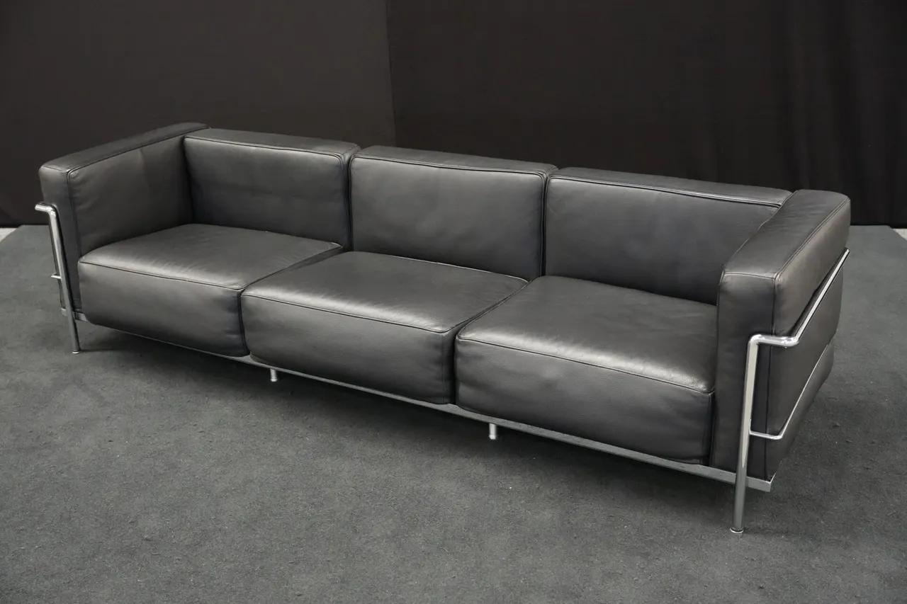 3-Sitzer Sofa / schwarz — Bild 1