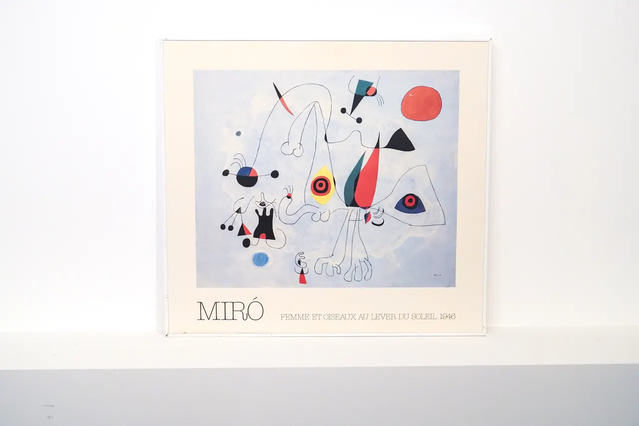 Joan Miró – Frau und Vögel vor der Sonne — Bild 1