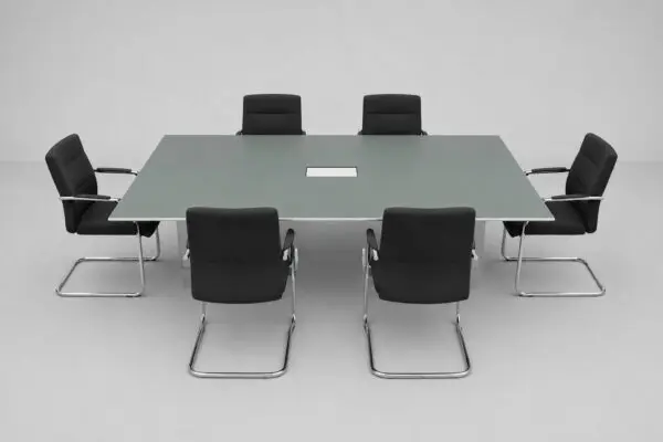 Konferenztisch Grün (ohne Stühle!)