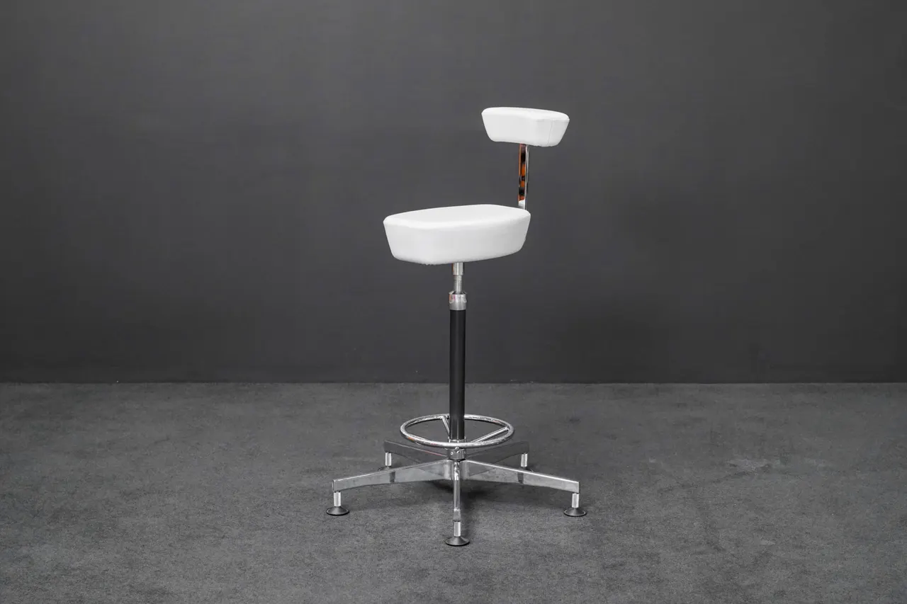 Vitra Nelson Perch Leder Weiß — Bild 1