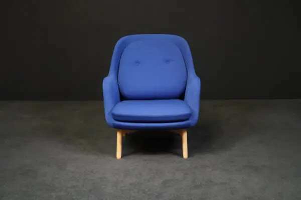 Fritz Hansen Sessel ‚Fri‘ Eiche Stoff