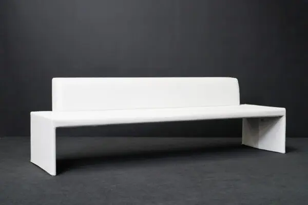 Walter Knoll Together Bench Leder Weiss